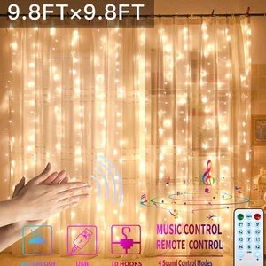 Curtain USB Powered Fairy Lights String Waterproof